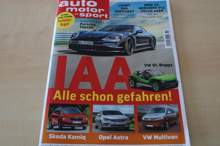 Deckblatt Auto Motor und Sport (19/2019)